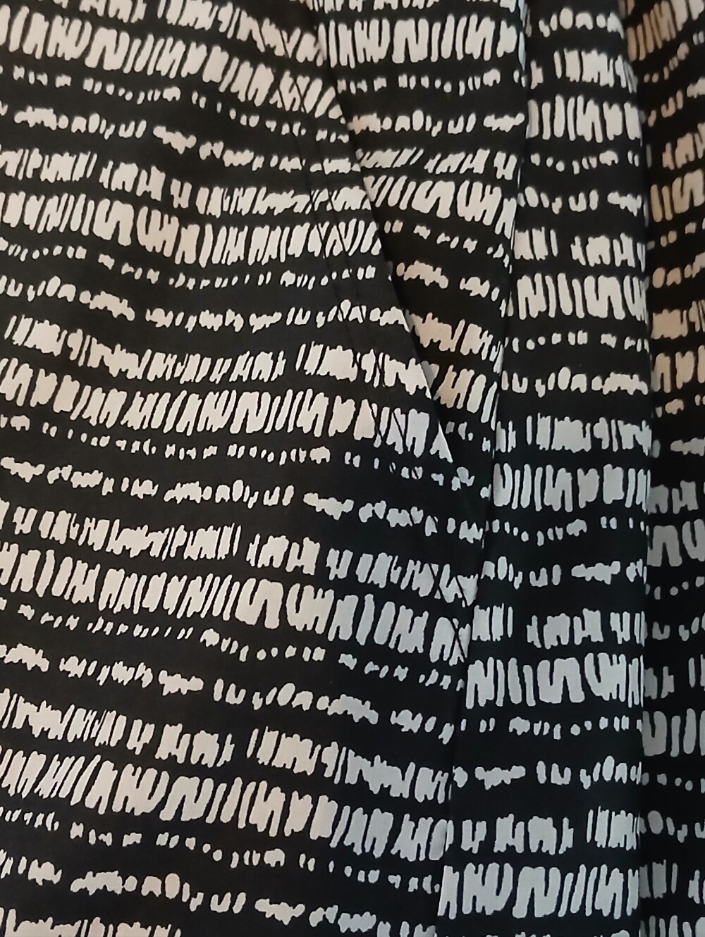 Talbots Black and White Striped Skater Skirt - Picture 4 of 6